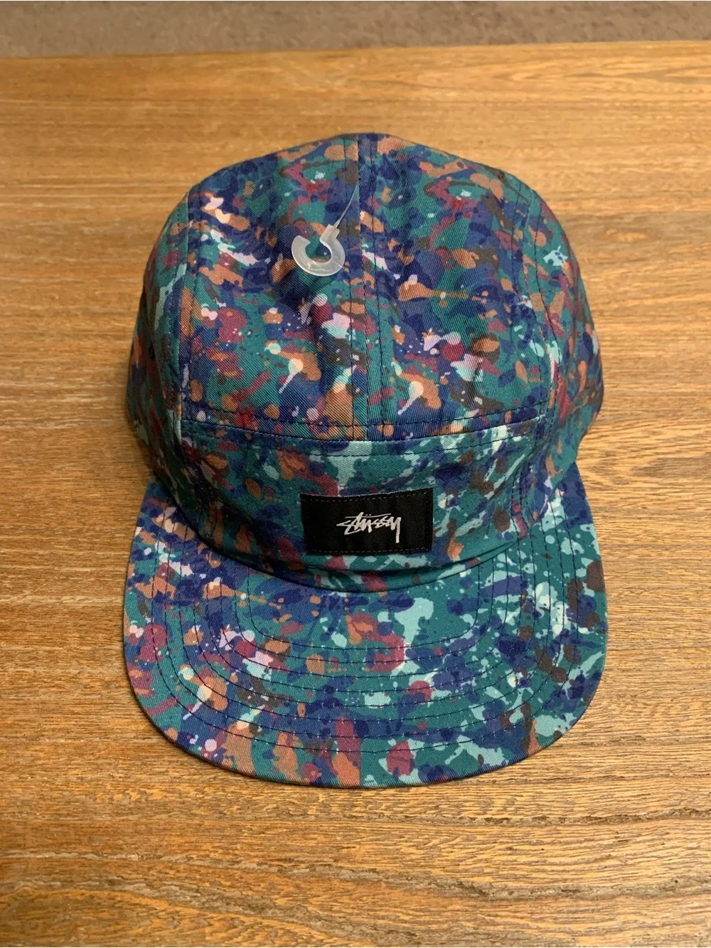 New Stussy Splatter Cap Hat Baseball Yupoong Sample